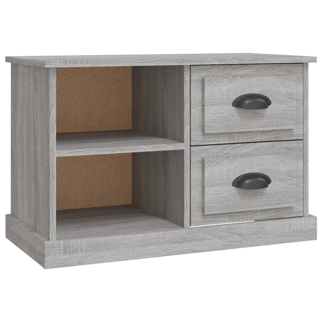 Meuble TV sonoma gris 73x35,5x47,5 cm bois d'ingénierie - XIOS