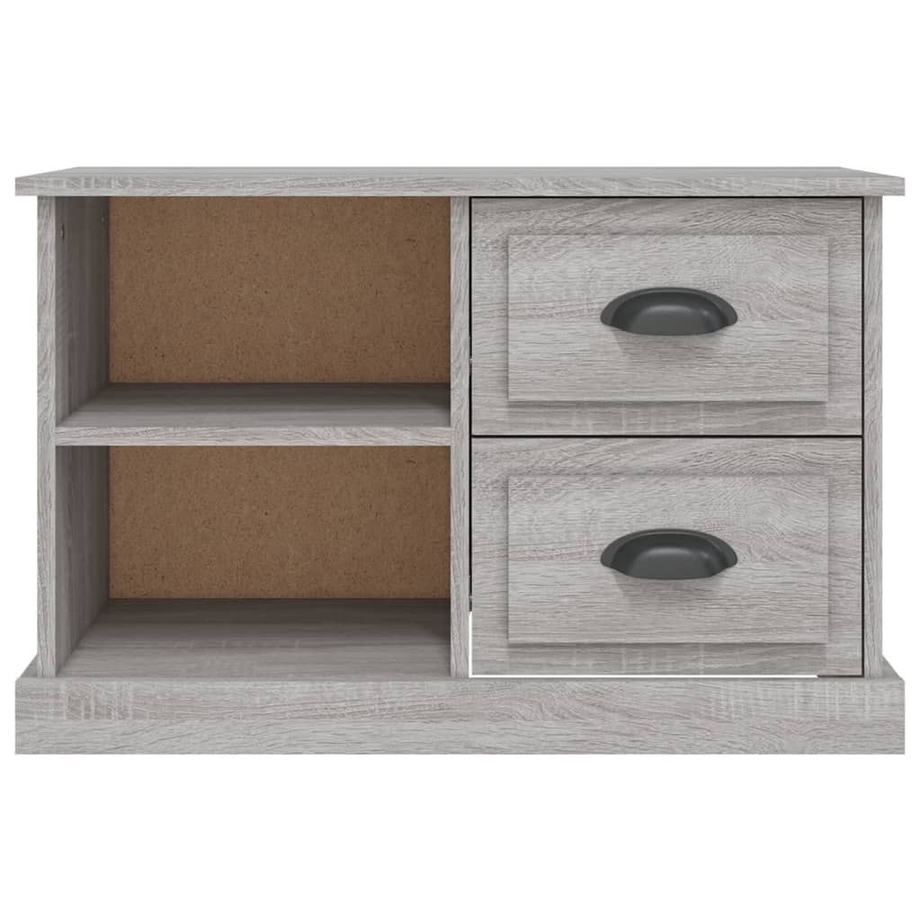 Meuble TV sonoma gris 73x35,5x47,5 cm bois d'ingénierie - XIOS