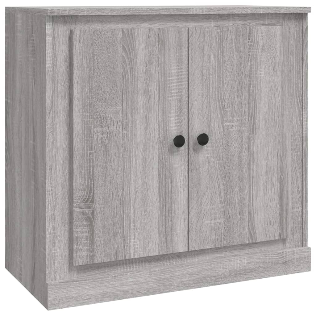 Buffet sonoma gris 70x35,5x67,5 cm bois d'ingénierie - XIOS
