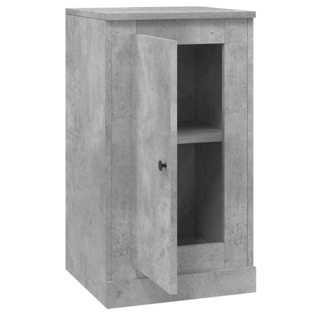Buffet gris béton 37,5x35,5x67,5 cm bois d'ingénierie - XIOS