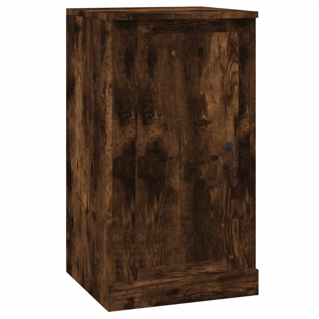 Buffet chêne fumé 37,5x35,5x67,5 cm bois d'ingénierie - XIOS