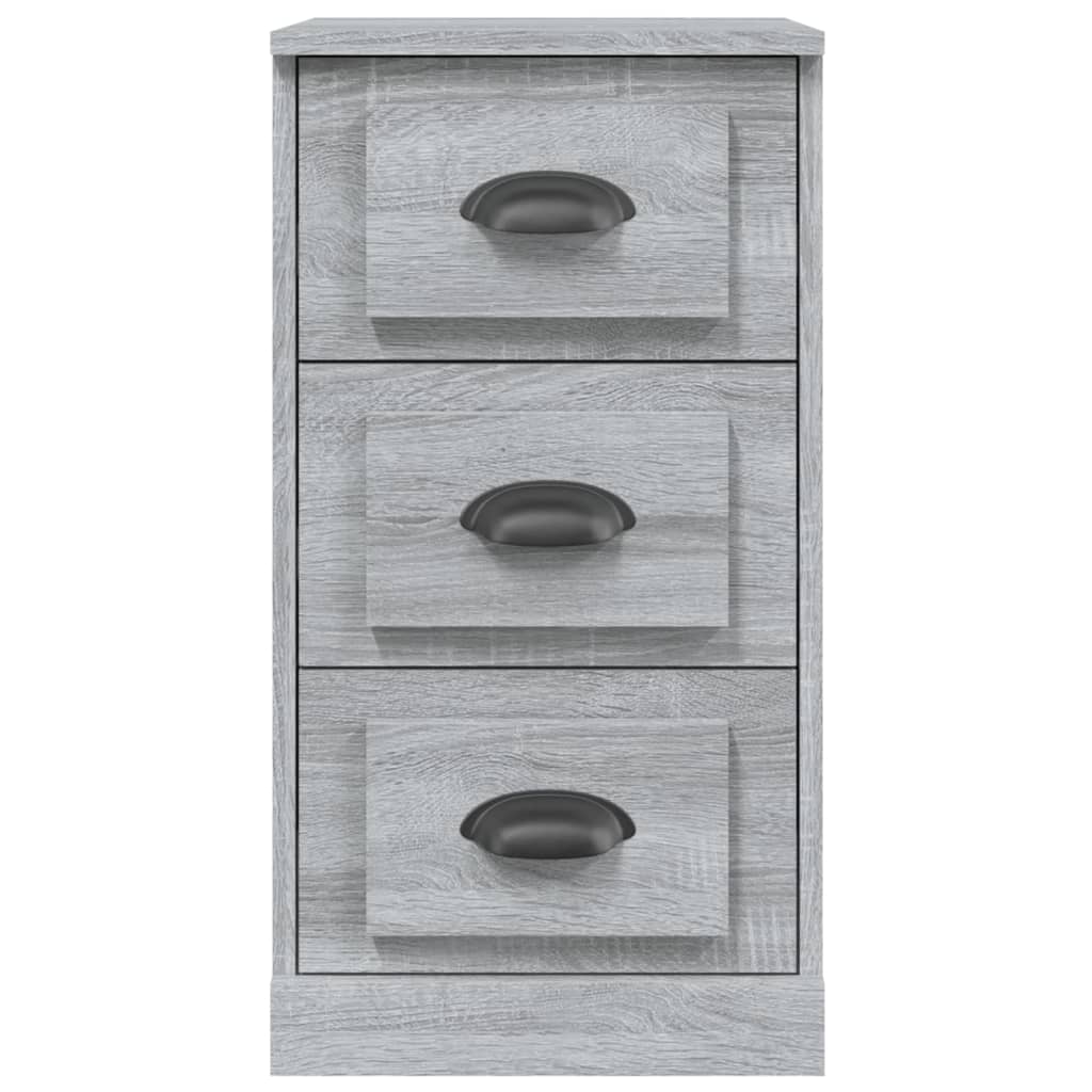 Buffet sonoma gris 36x35,5x67,5 cm bois d'ingénierie - XIOS