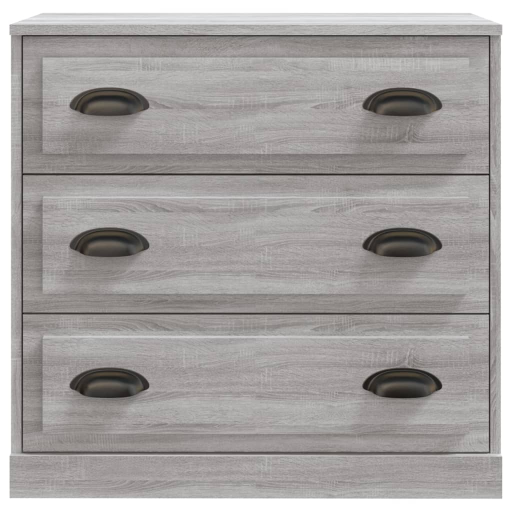Buffet sonoma gris 70x35,5x67,5 cm bois d'ingénierie - XIOS