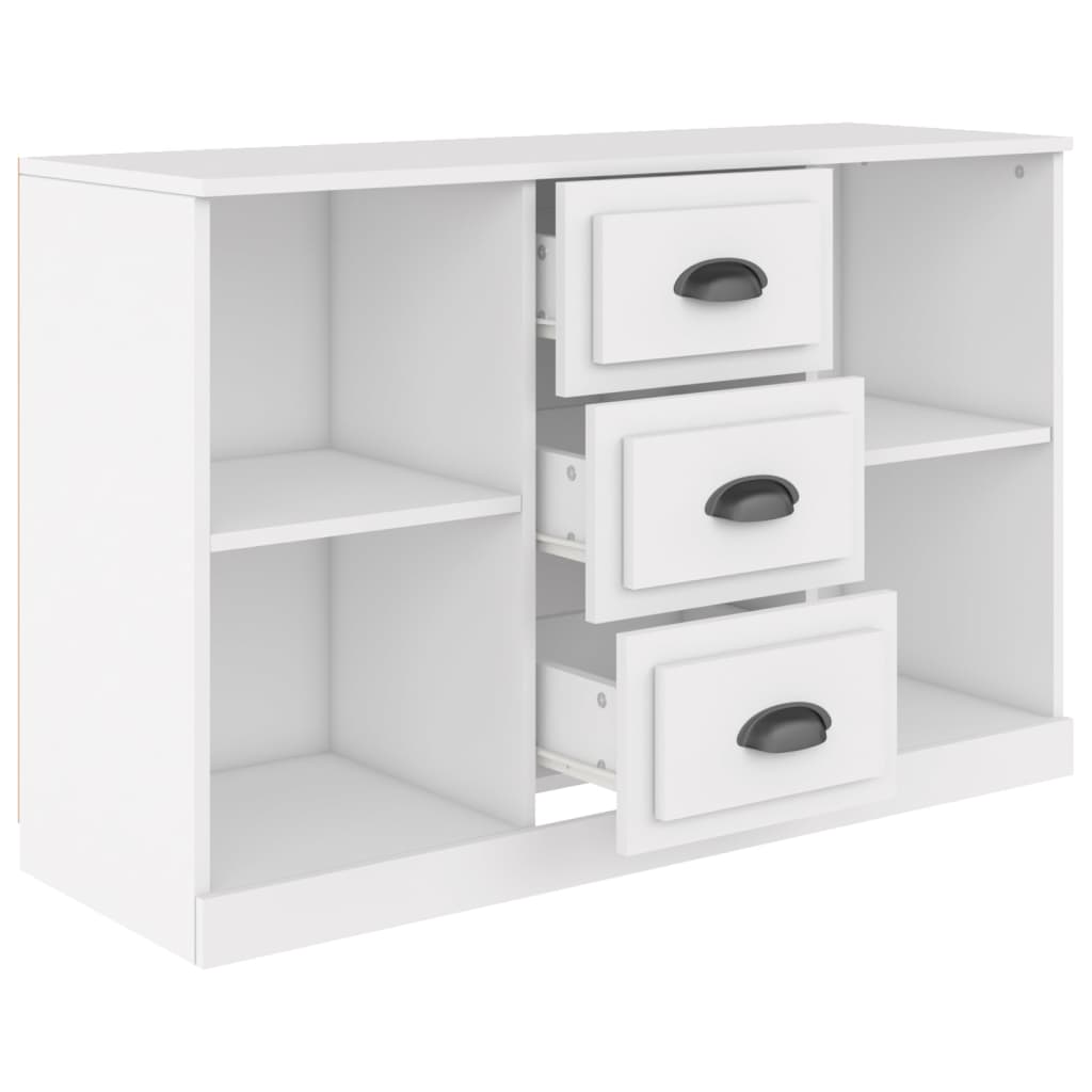 Buffet blanc 104,5x35,5x67,5 cm bois d'ingénierie - XIOS