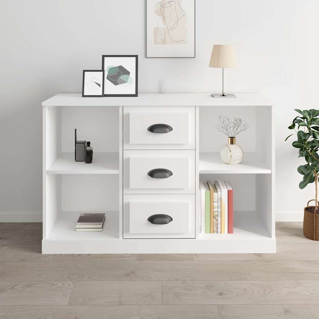 Buffet blanc 104,5x35,5x67,5 cm bois d'ingénierie - XIOS