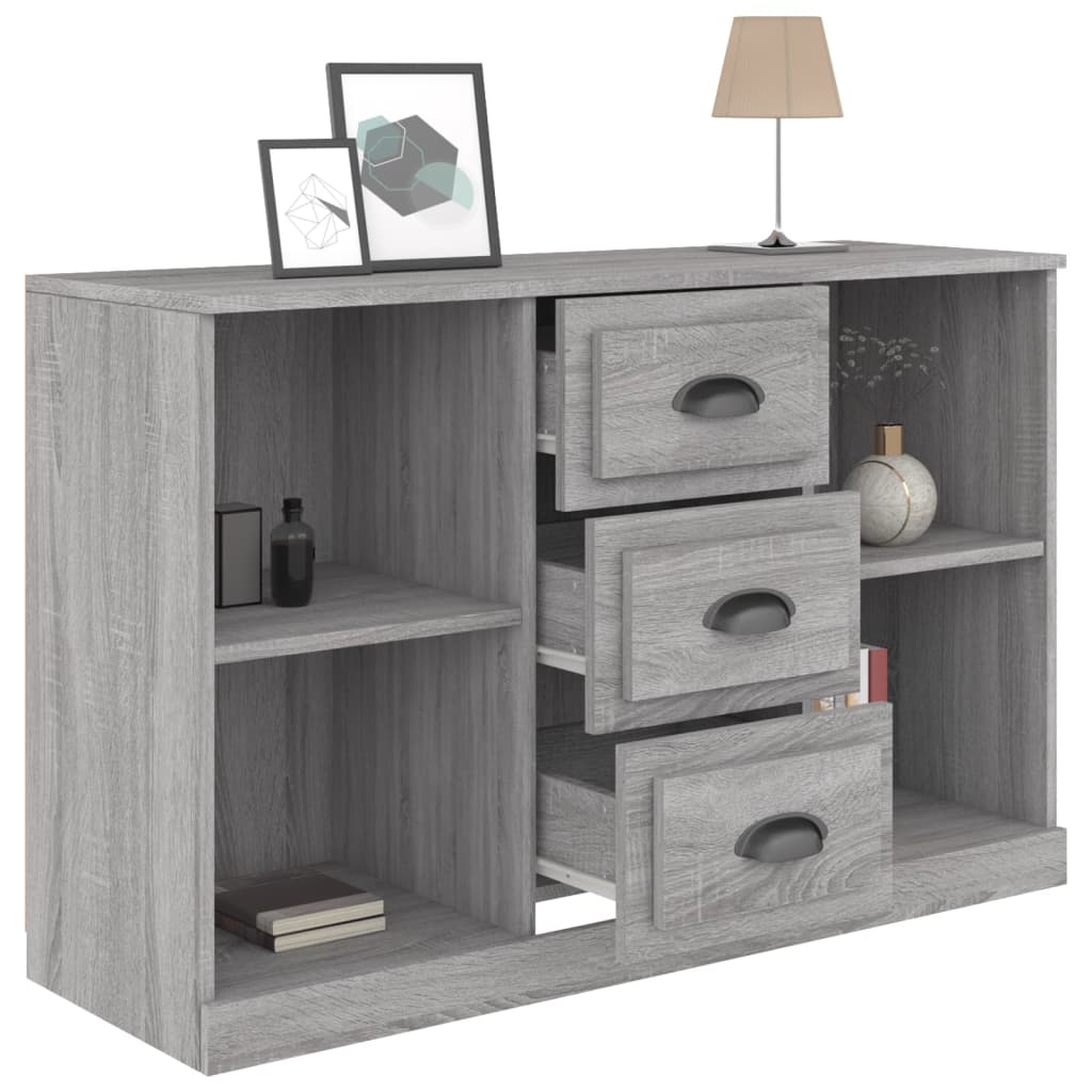 Buffet sonoma gris 104,5x35,5x67,5 cm bois d'ingénierie - XIOS