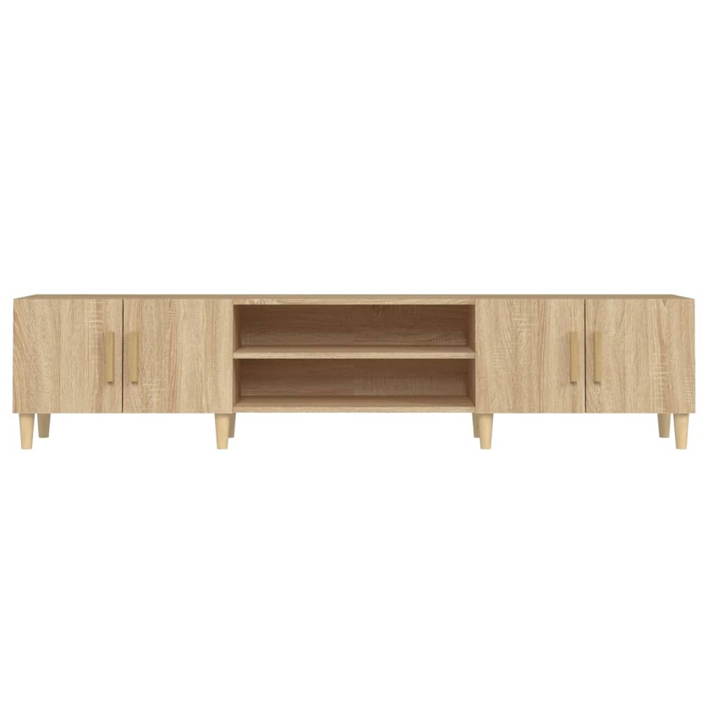 Meuble TV Chêne Sonoma 180x31,5x40 cm Bois d'ingénierie - XIOS