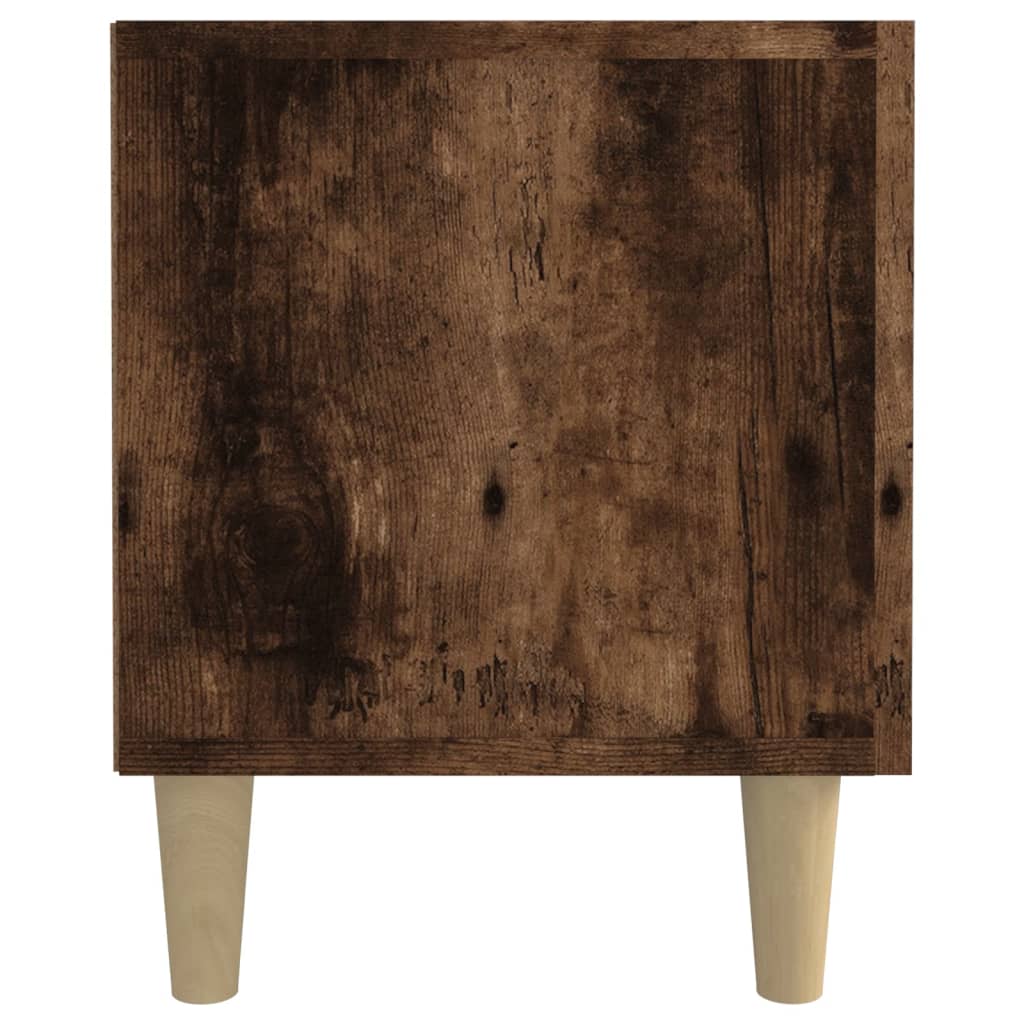 Meuble TV chêne fumé 180x31,5x40 cm bois d'ingénierie - XIOS