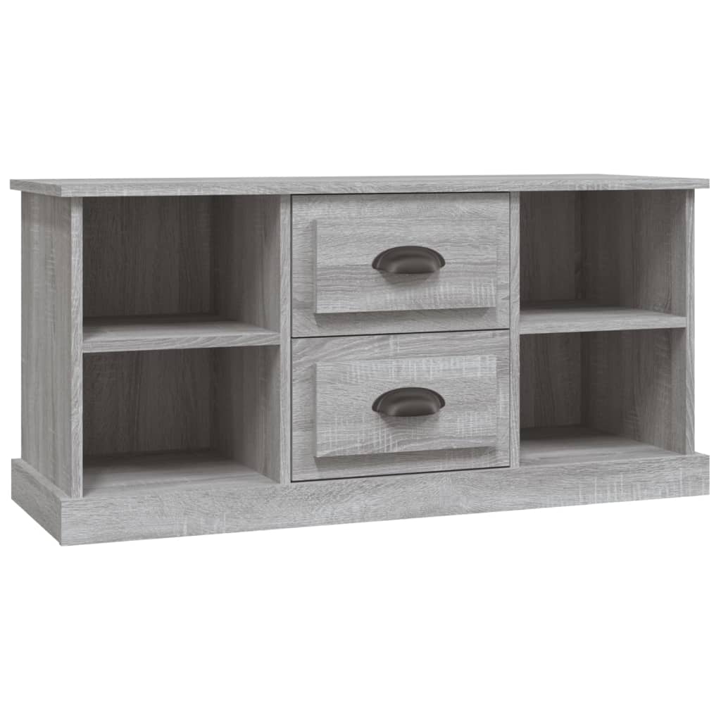 Meuble TV sonoma gris 99,5x35,5x48 cm bois d'ingénierie - XIOS