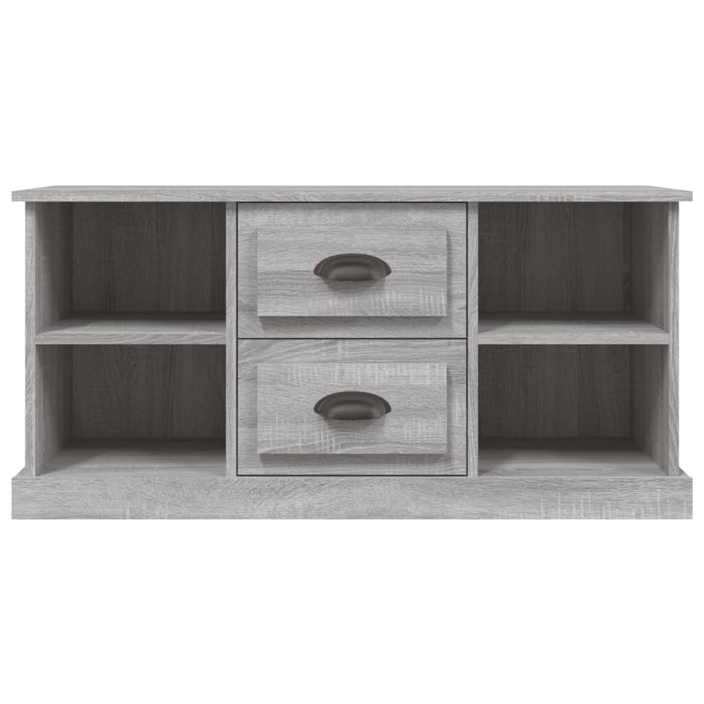 Meuble TV sonoma gris 99,5x35,5x48 cm bois d'ingénierie - XIOS