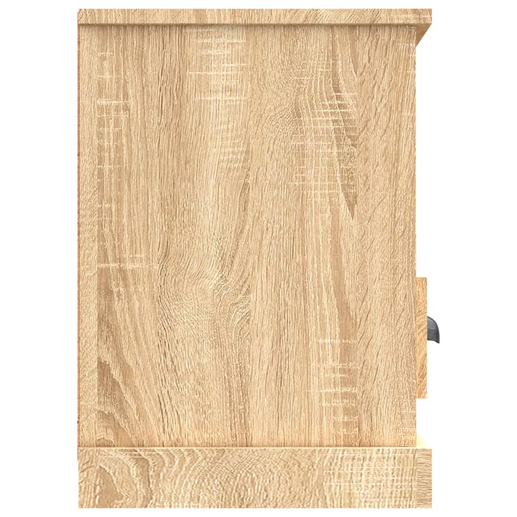 Meuble TV chêne sonoma 100x35x50 cm bois d'ingénierie - XIOS