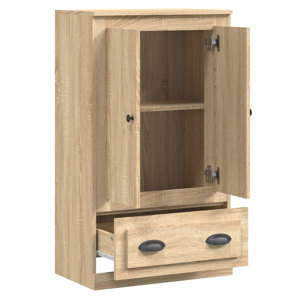 Buffet haut chêne sonoma 60x35,5x103,5 cm bois d'ingénierie - XIOS