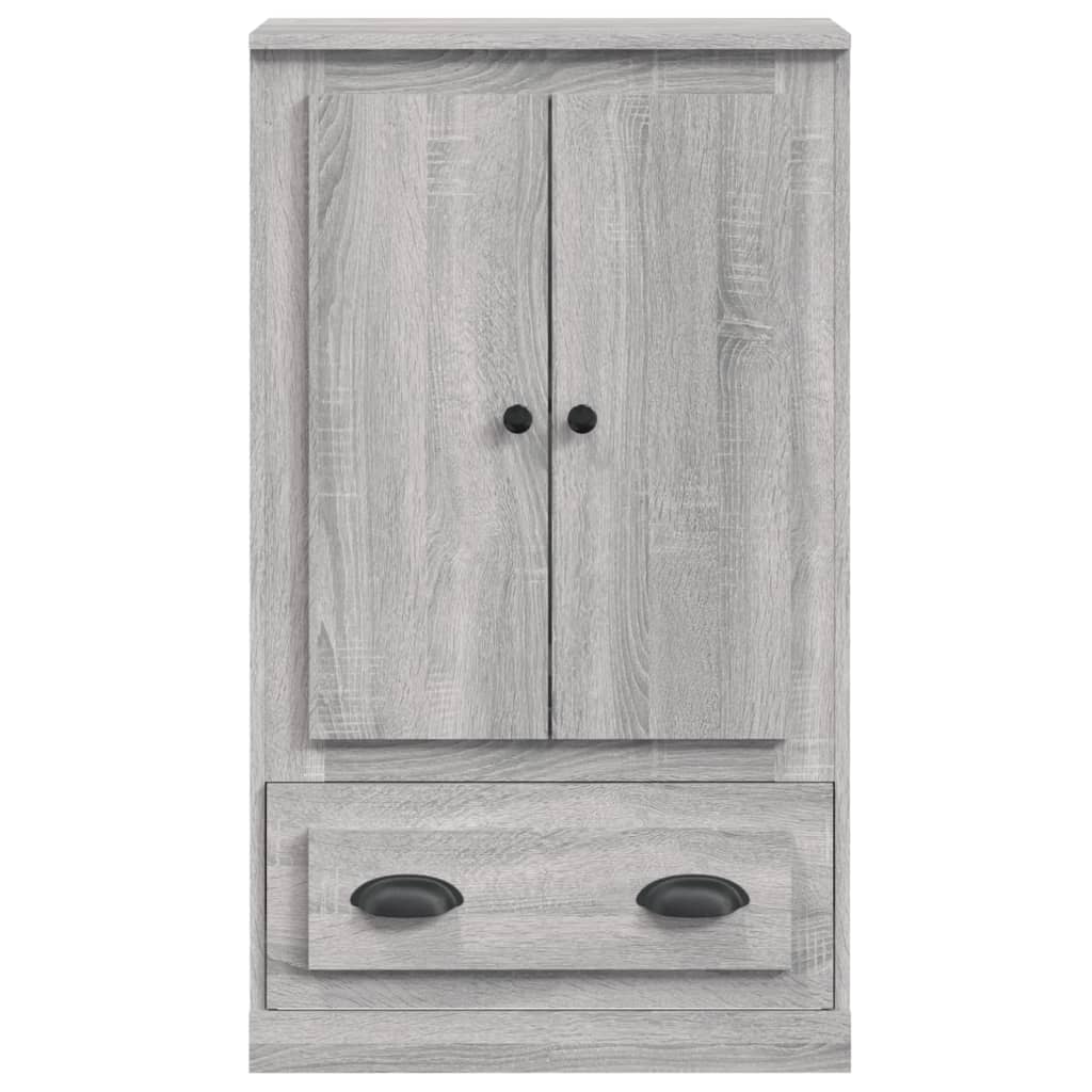 Buffet haut sonoma gris 60x35,5x103,5 cm bois d'ingénierie - XIOS