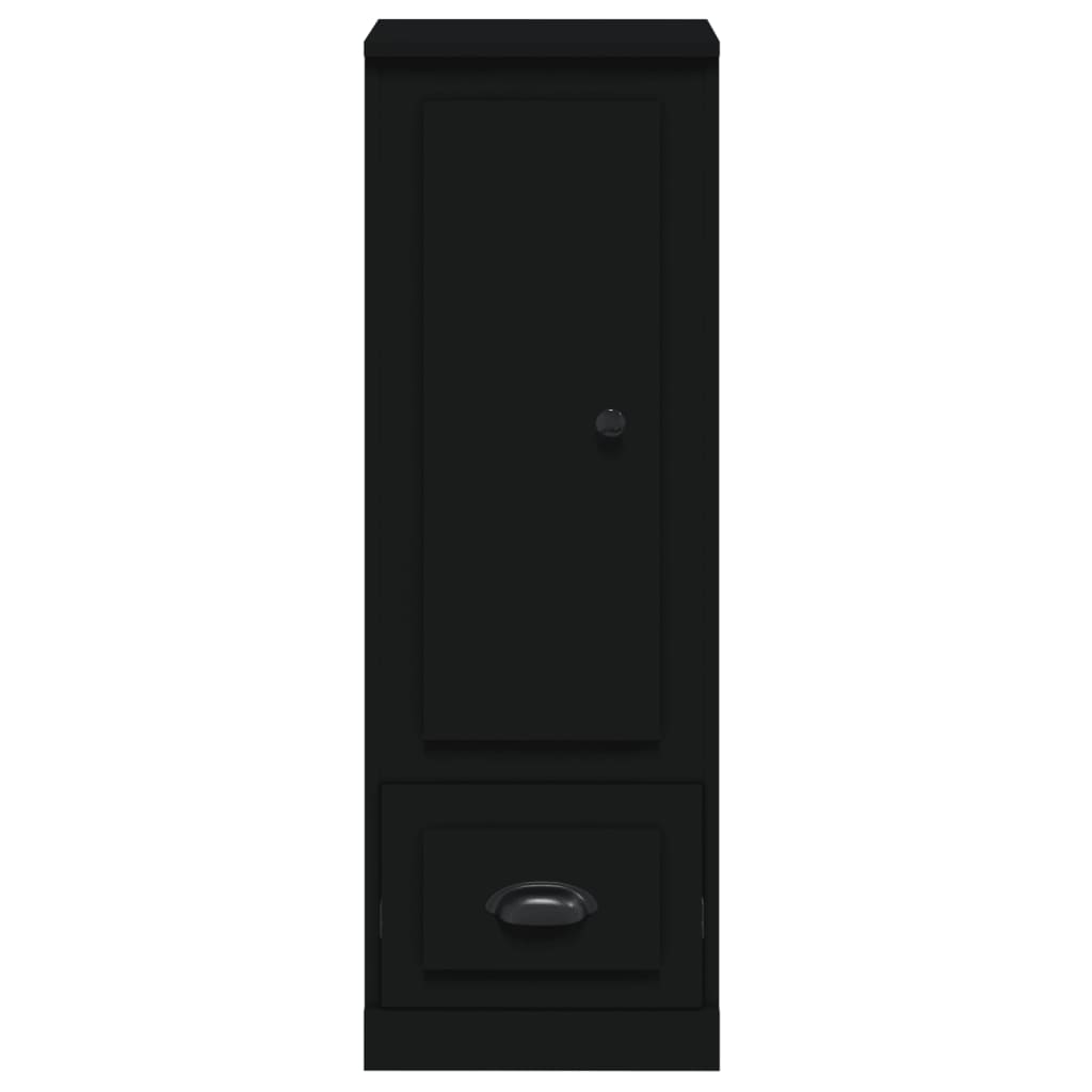 Buffet haut noir 36x35,5x103,5 cm bois d'ingénierie - XIOS