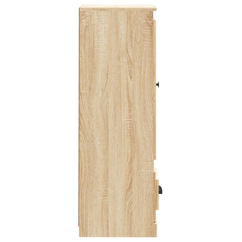 Buffet haut chêne sonoma 36x35,5x103,5 cm bois d'ingénierie - XIOS