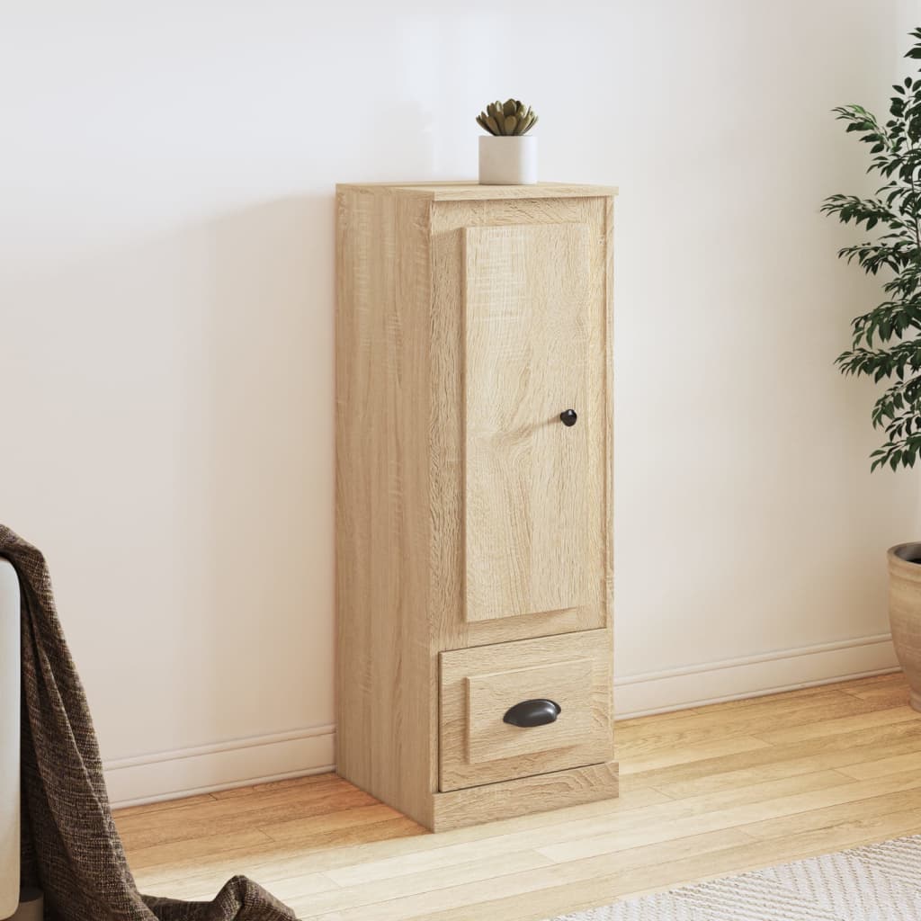 Buffet haut chêne sonoma 36x35,5x103,5 cm bois d'ingénierie - XIOS