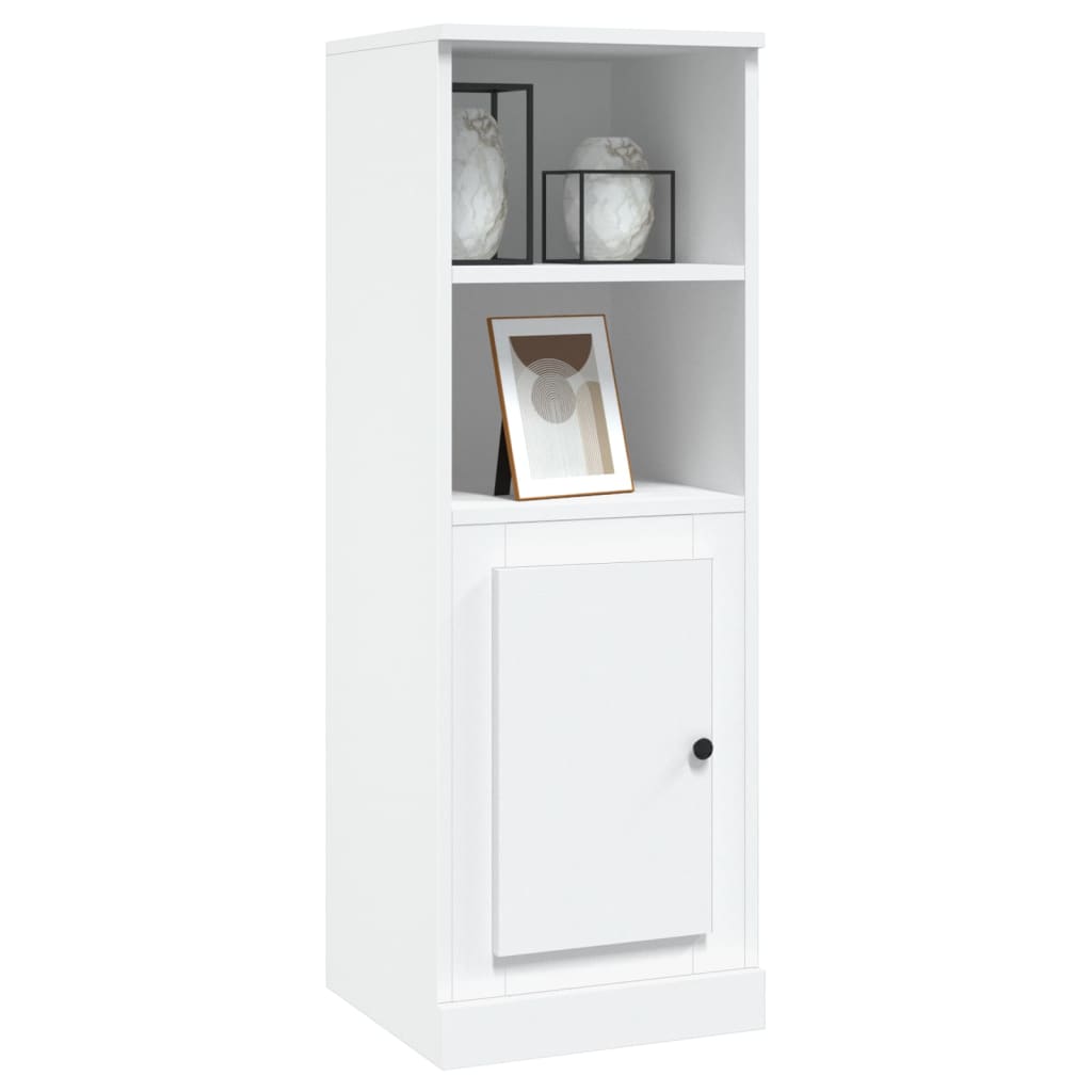 Buffet haut blanc 36x35,5x103,5 cm bois d'ingénierie - XIOS