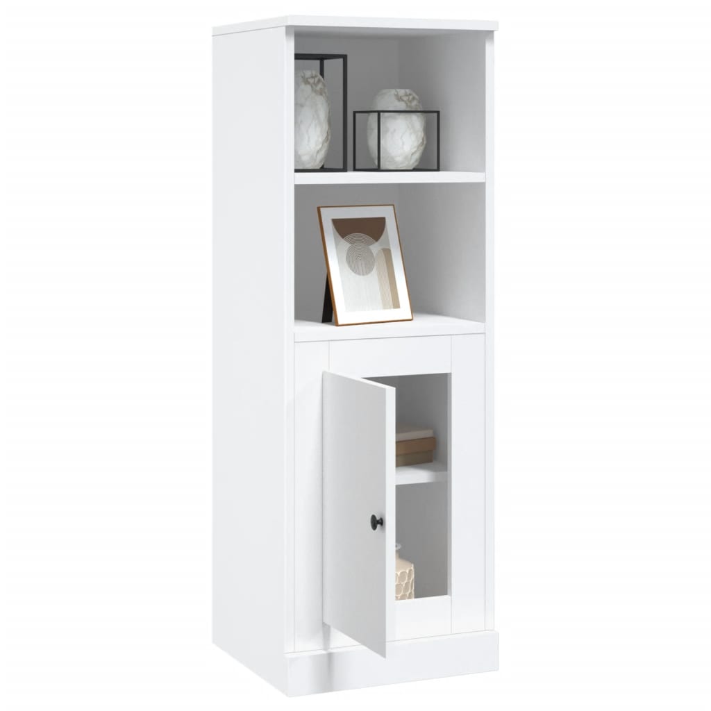 Buffet haut blanc 36x35,5x103,5 cm bois d'ingénierie - XIOS