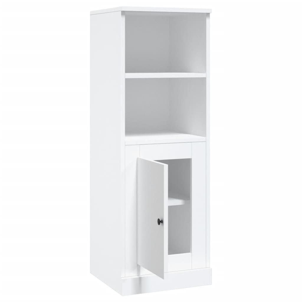 Buffet haut blanc 36x35,5x103,5 cm bois d'ingénierie - XIOS
