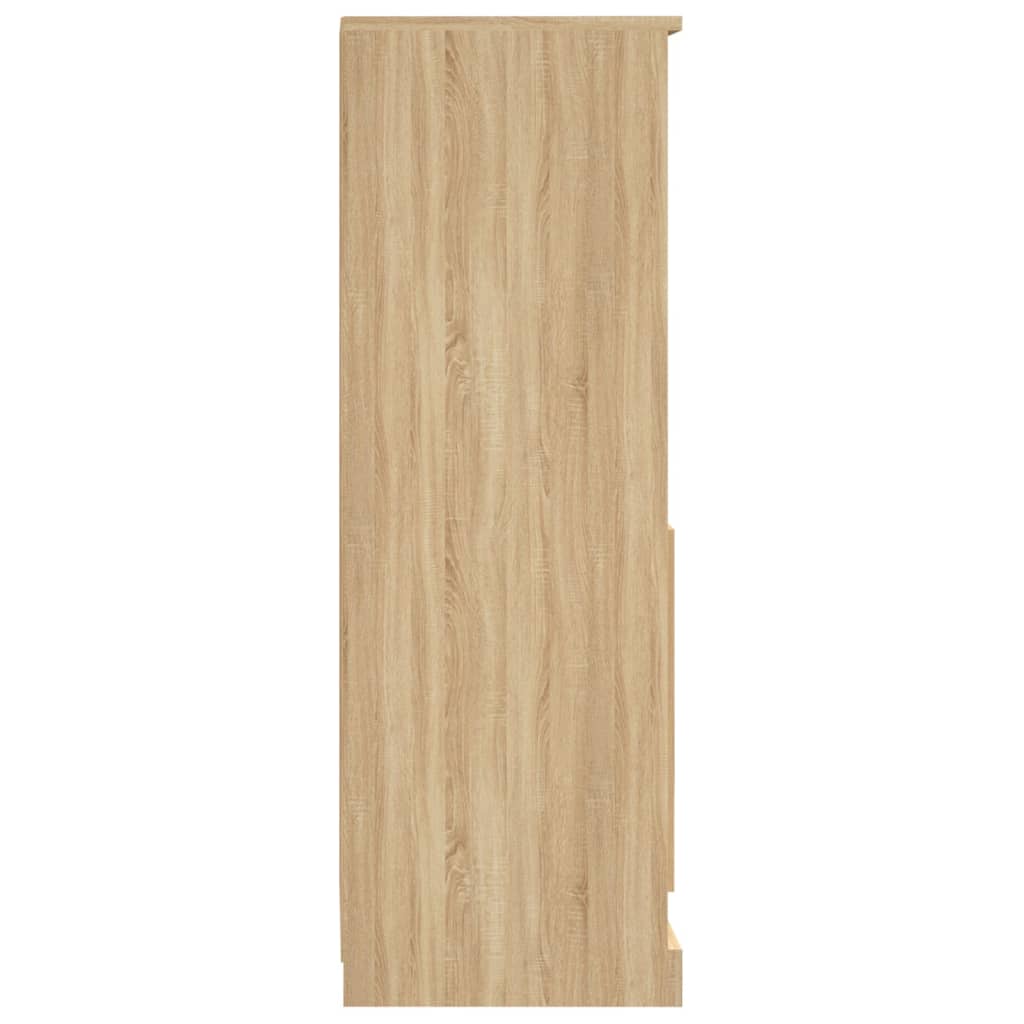 Buffet haut chêne sonoma 36x35,5x103,5 cm bois d'ingénierie - XIOS