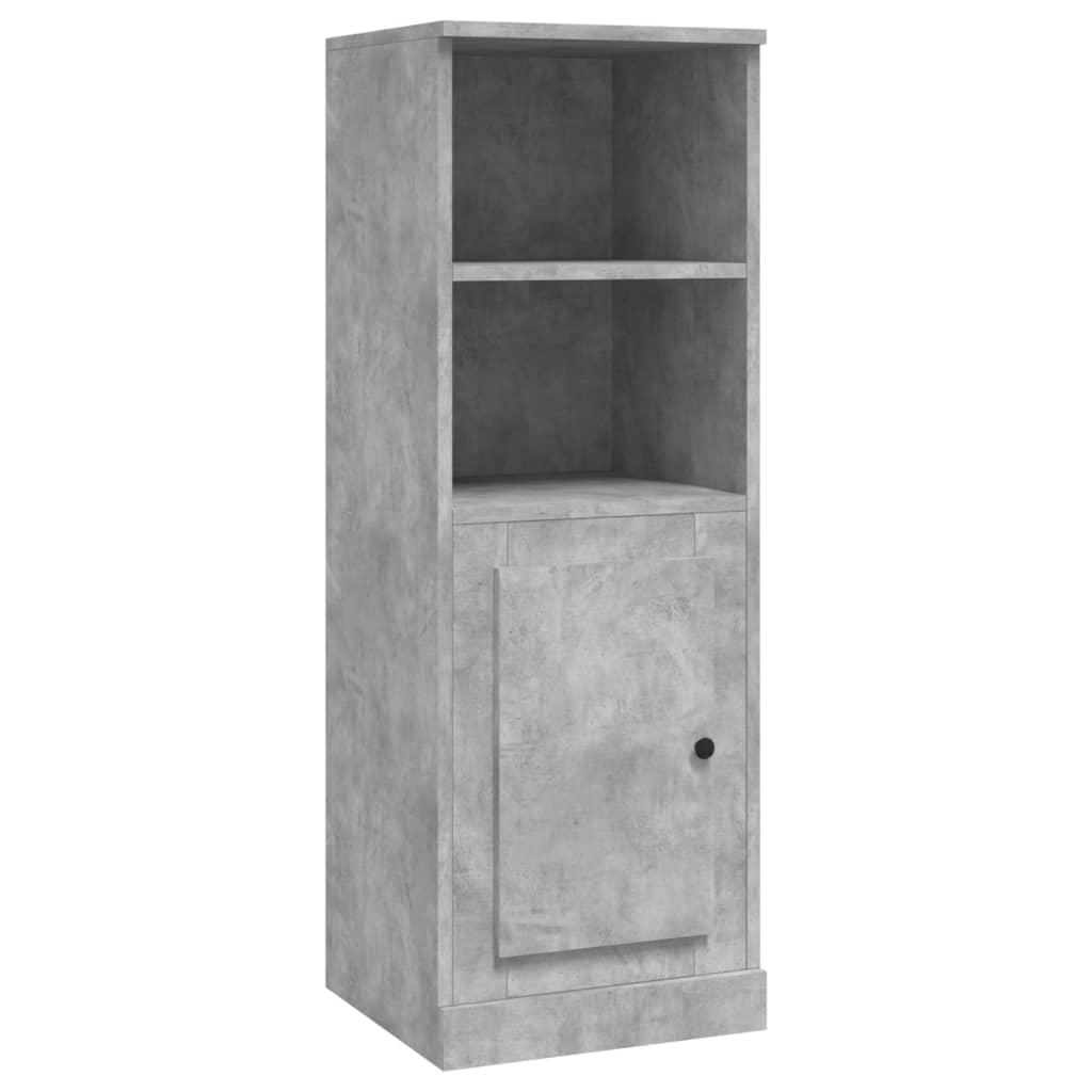 Buffet haut gris béton 36x35,5x103,5 cm bois d'ingénierie - XIOS