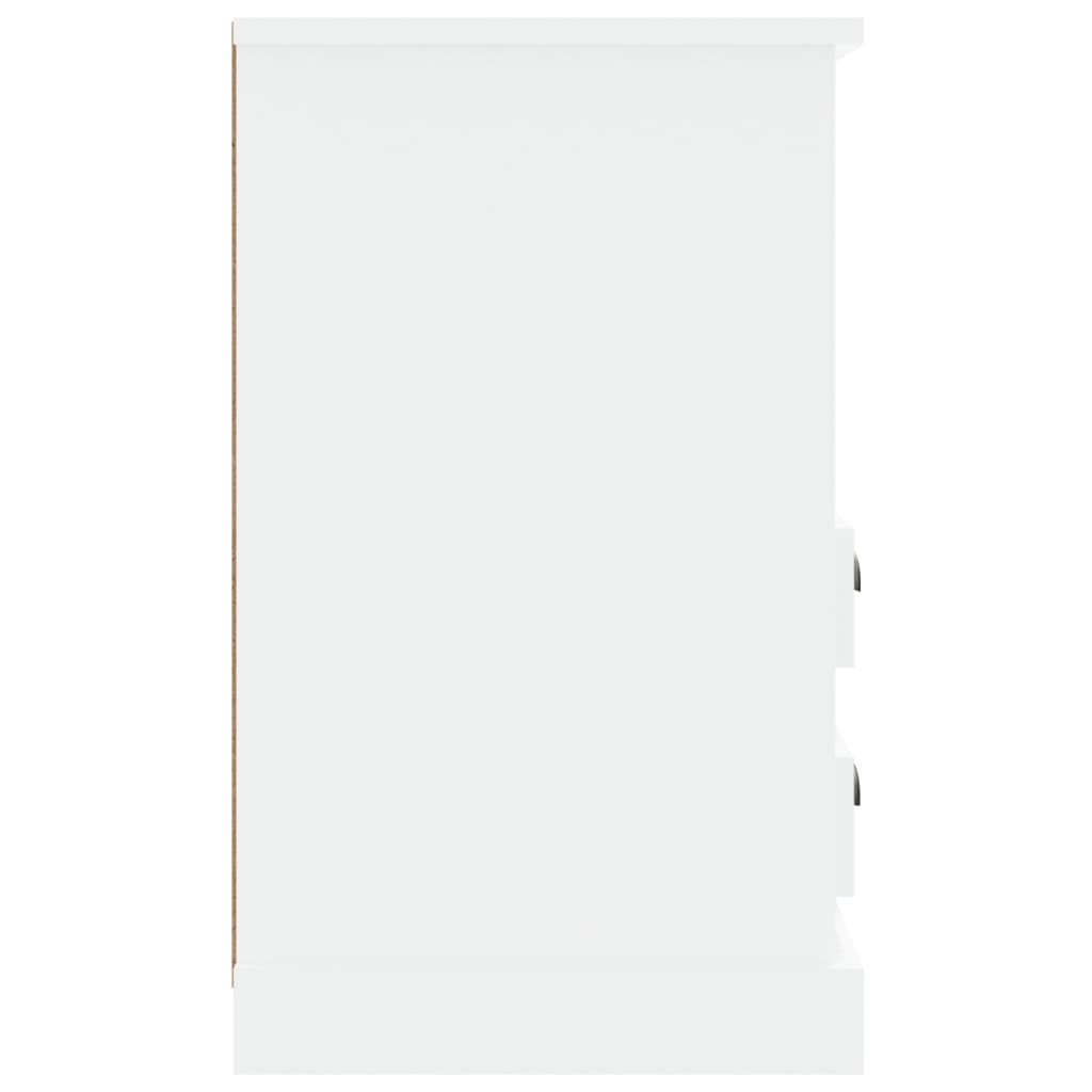 Table de chevet blanc 43x36x60 cm - XIOS