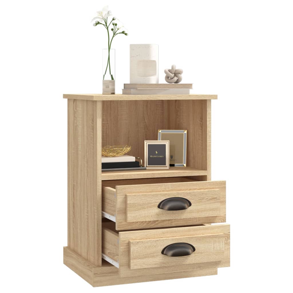 Table de chevet chêne sonoma 43x36x60 cm - XIOS