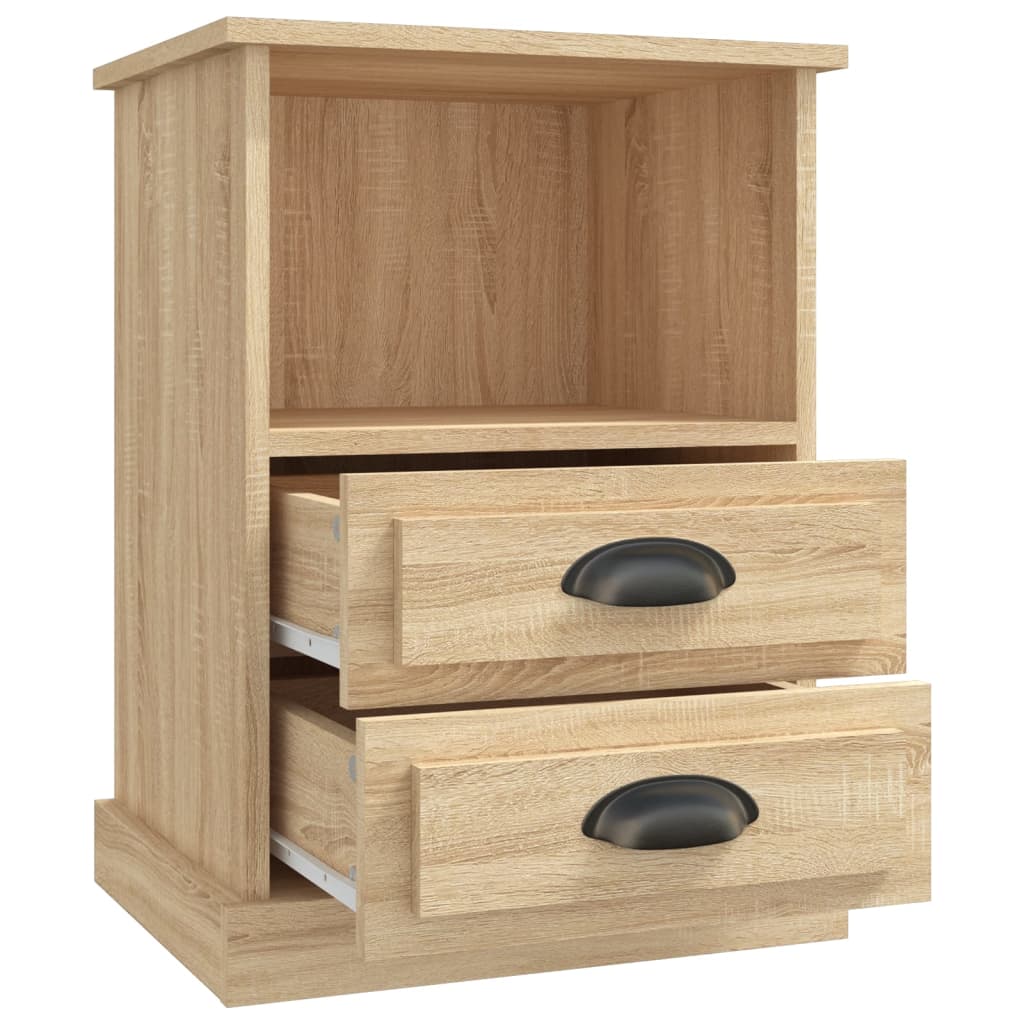 Table de chevet chêne sonoma 43x36x60 cm - XIOS