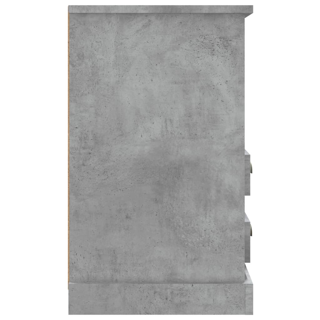 Table de chevet gris béton 43x36x60 cm - XIOS