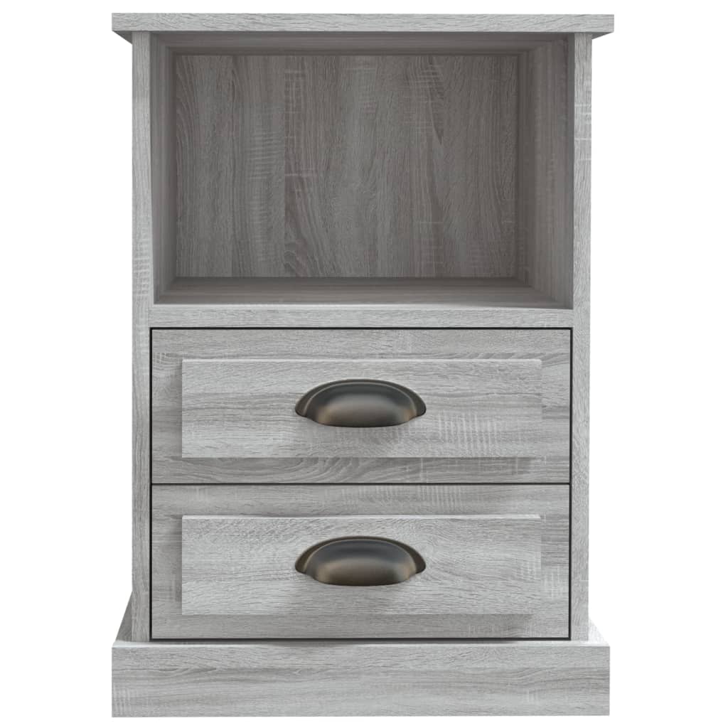 Table de chevet sonoma gris 43x36x60 cm - XIOS