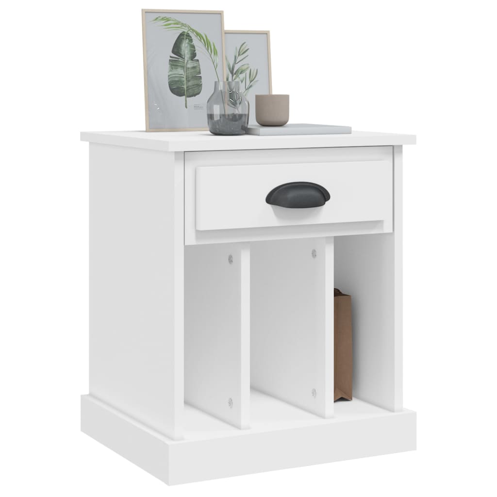 Tables de chevet 2 pcs blanc 43x36x50 cm - XIOS