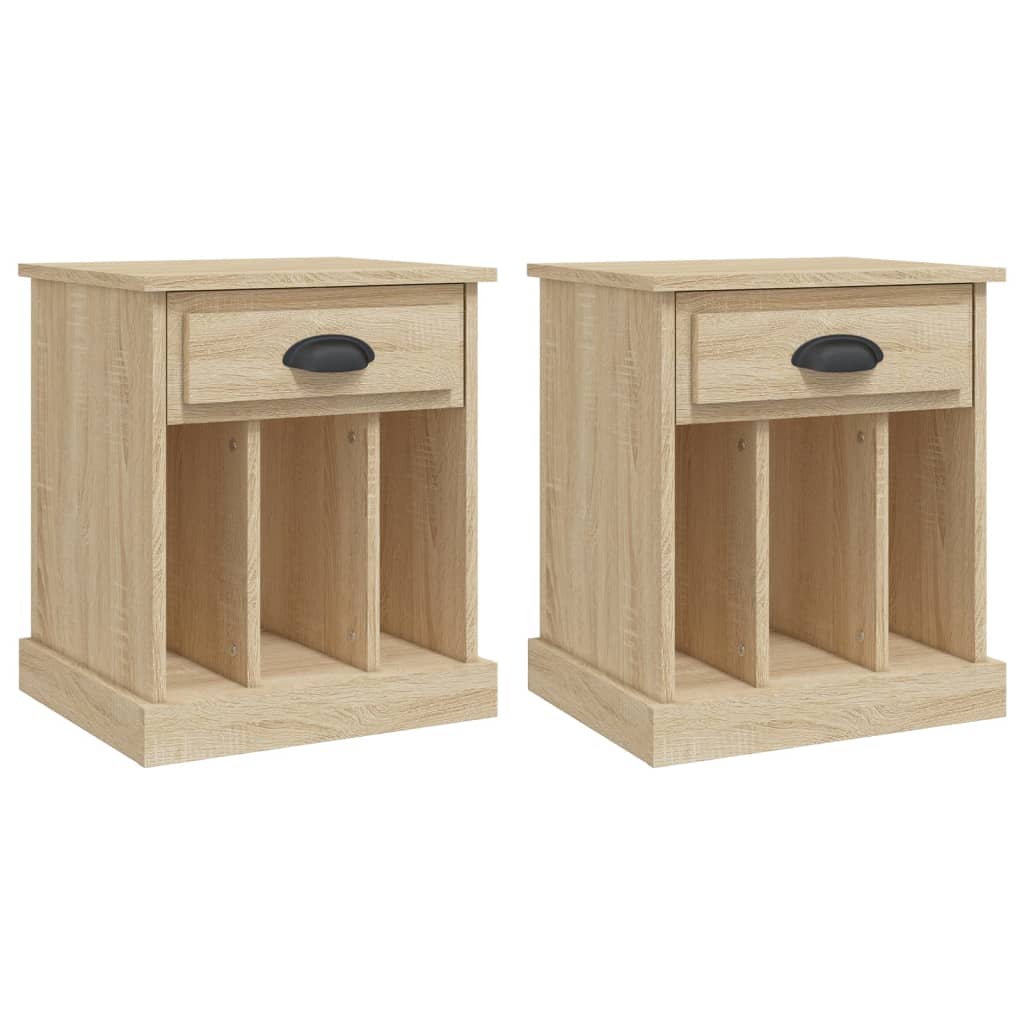 Tables de chevet 2 pcs chêne sonoma 43x36x50 cm - XIOS