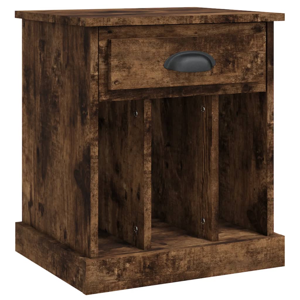 Tables de chevet 2 pcs chêne fumé 43x36x50 cm - XIOS
