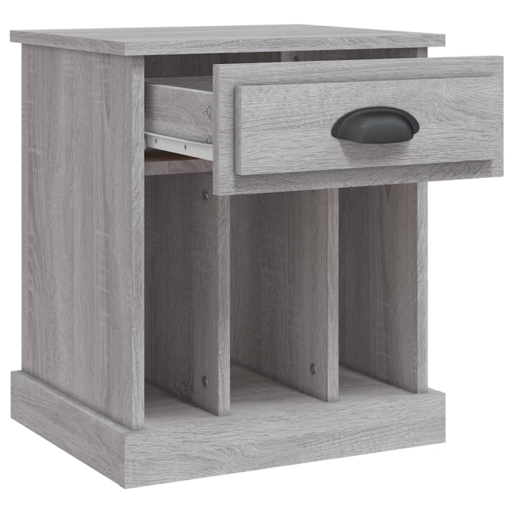 Table de chevet sonoma gris 43x36x50 cm - XIOS