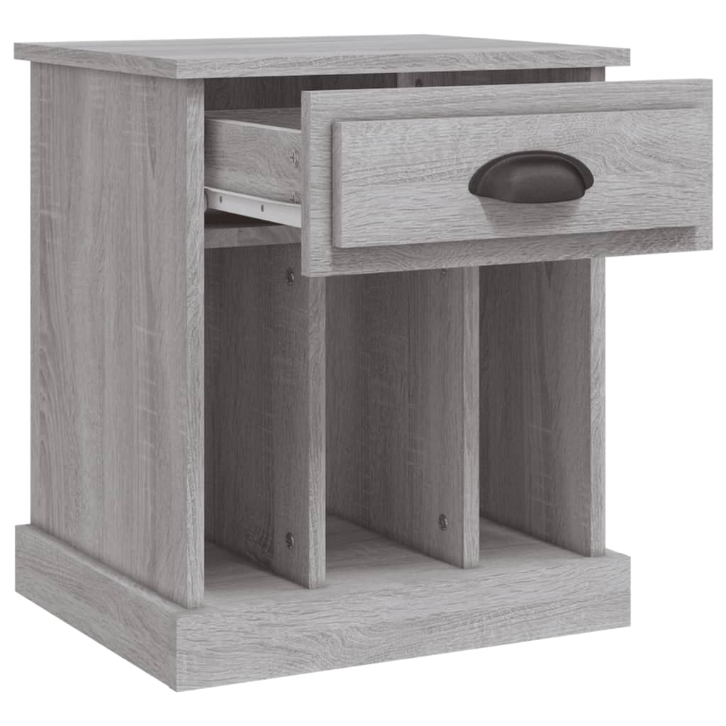 Tables de chevet 2 pcs sonoma gris 43x36x50 cm - XIOS