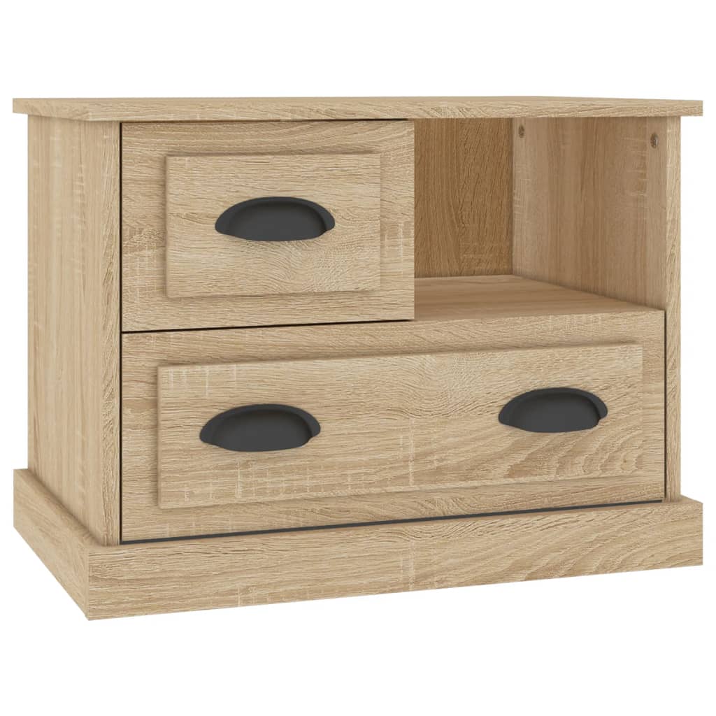 Table de chevet chêne sonoma 60x39x45 cm - XIOS