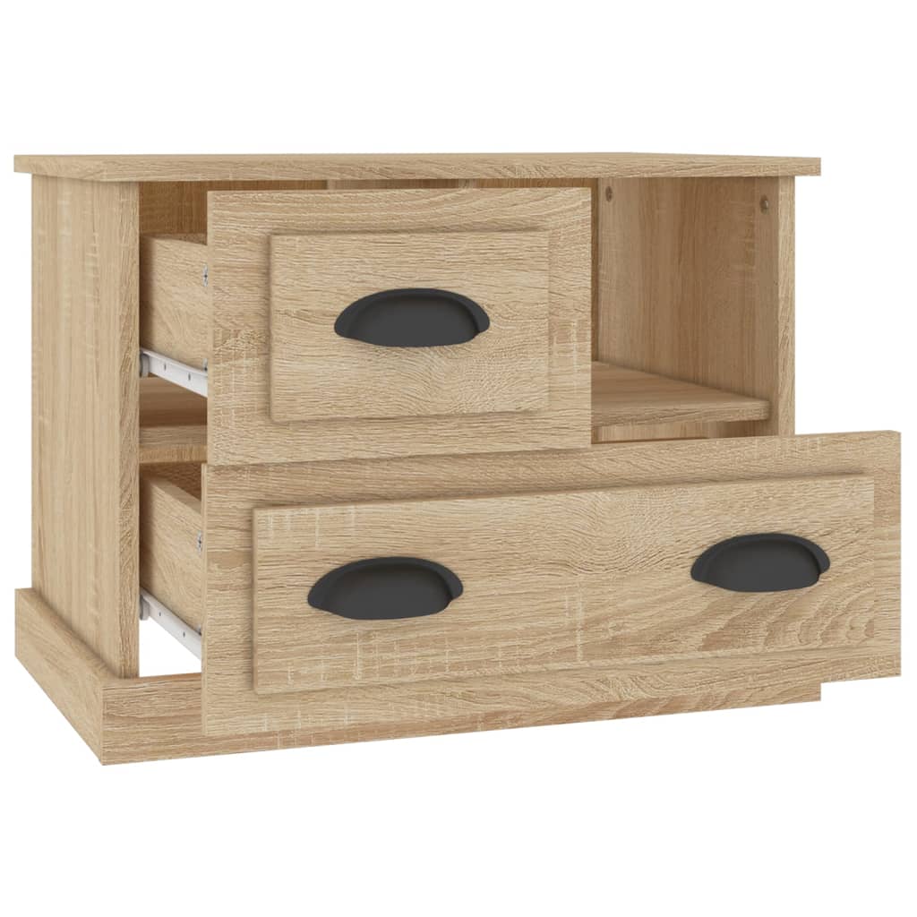 Table de chevet chêne sonoma 60x39x45 cm - XIOS