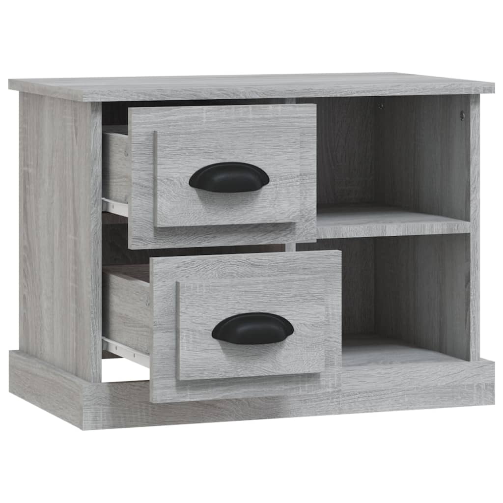 Table de chevet sonoma gris 60x35,5x45 cm - XIOS