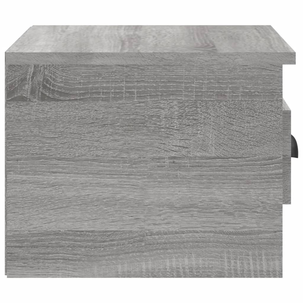 Table de chevet murale sonoma gris 41,5x36x28 cm - XIOS