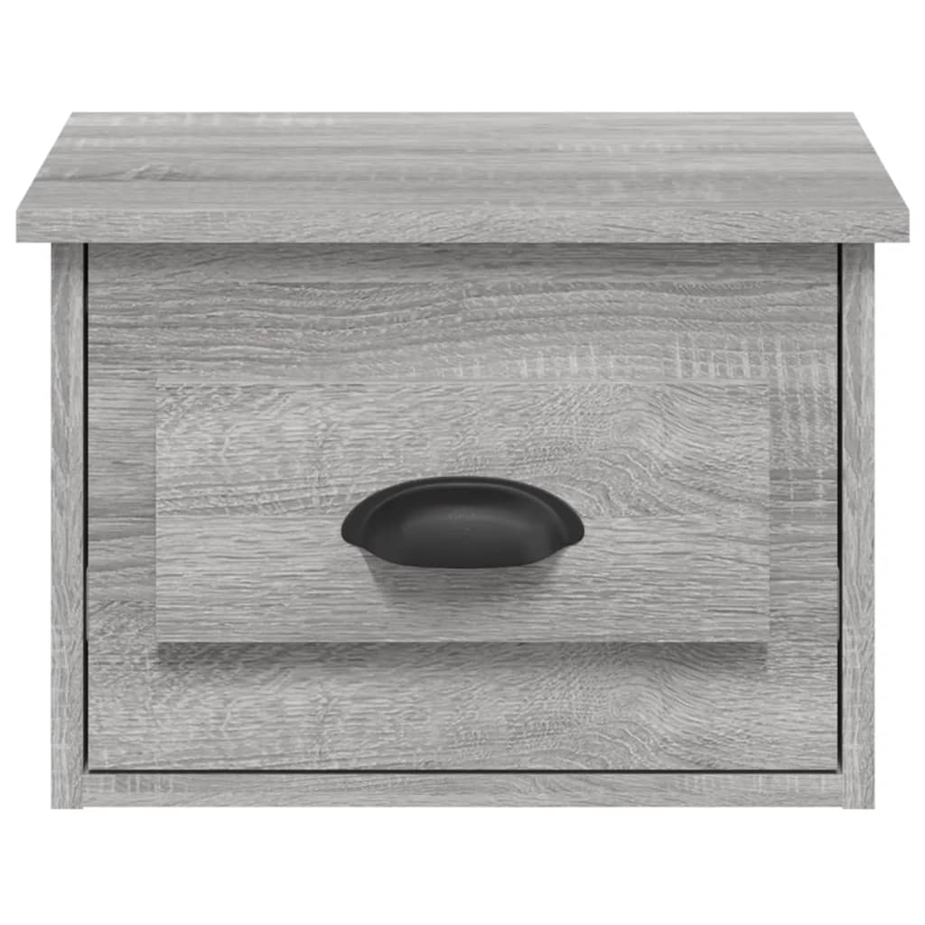 Tables de chevet murales 2 pcs sonoma gris 41,5x36x28 cm - XIOS