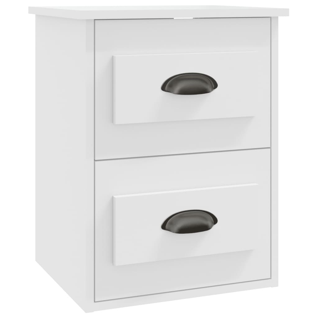 Tables de chevet murales 2 pcs blanc 41,5x36x53 cm - XIOS