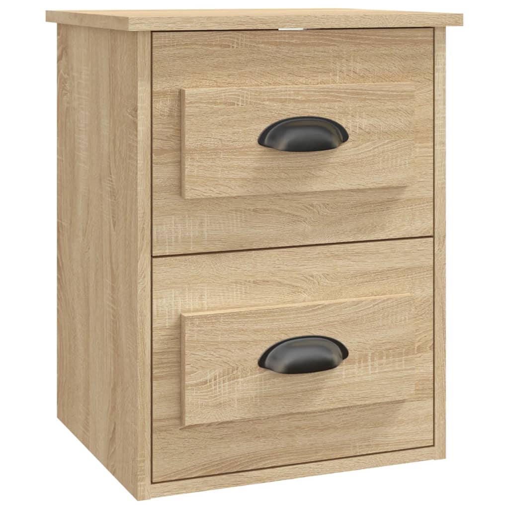 Tables de chevet murales 2 pcs chêne sonoma 41,5x36x53 cm - XIOS