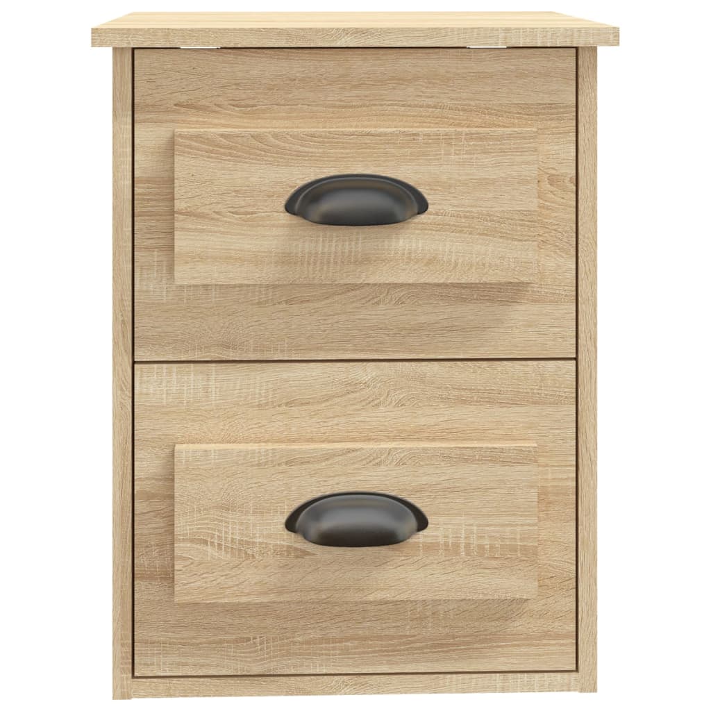 Tables de chevet murales 2 pcs chêne sonoma 41,5x36x53 cm - XIOS