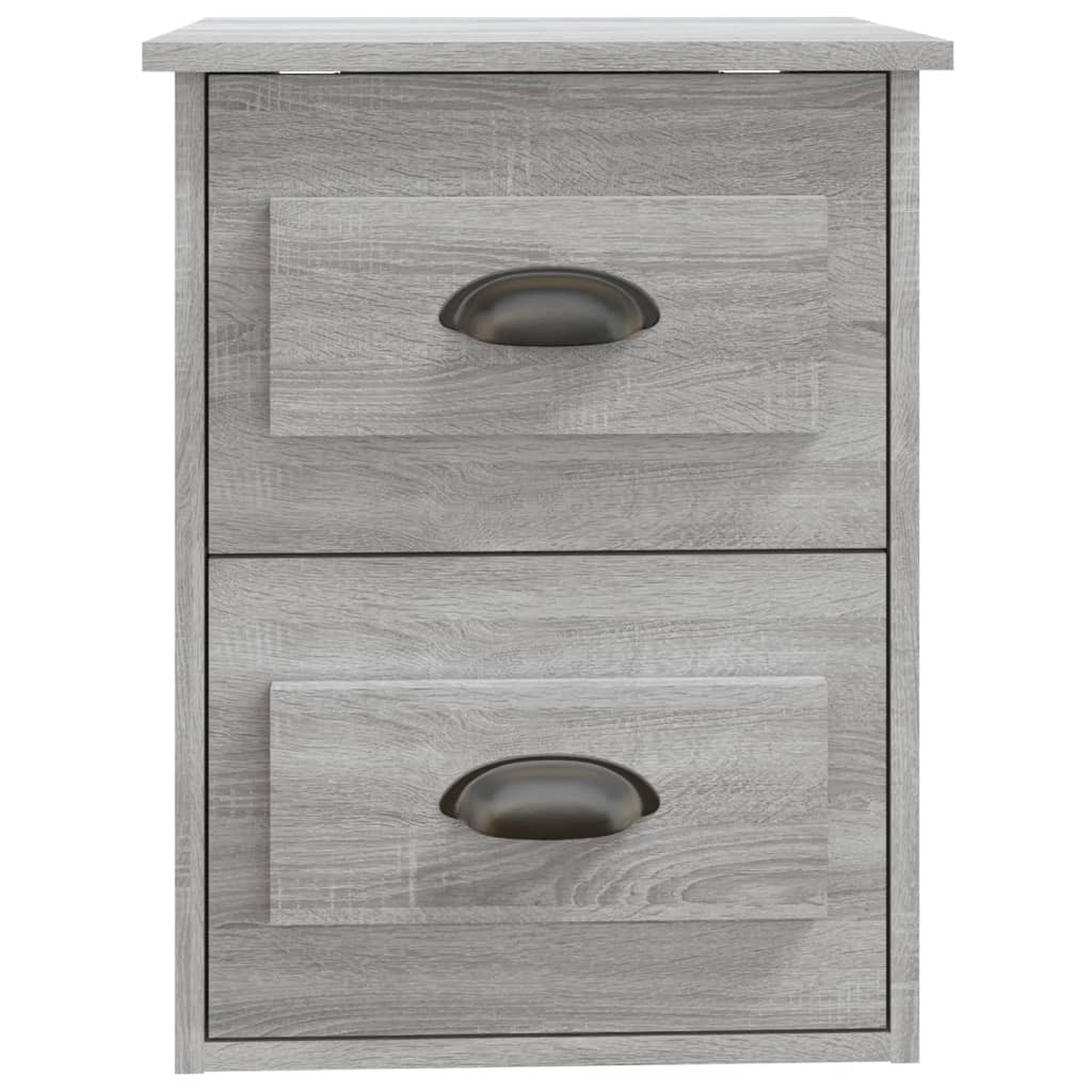Table de chevet murale sonoma gris 41,5x36x53 cm - XIOS