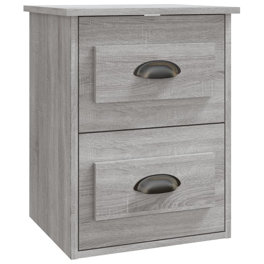 Tables de chevet murales 2 pcs sonoma gris 41,5x36x53 cm - XIOS