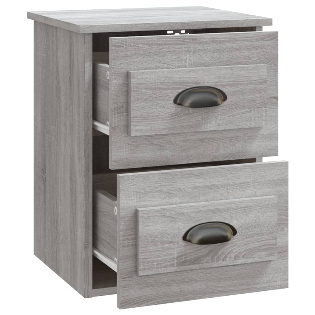 Tables de chevet murales 2 pcs sonoma gris 41,5x36x53 cm - XIOS