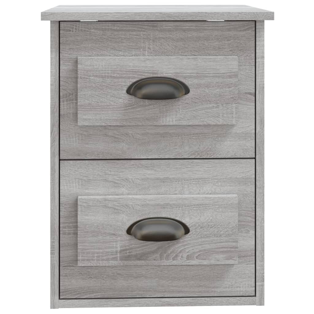 Tables de chevet murales 2 pcs sonoma gris 41,5x36x53 cm - XIOS