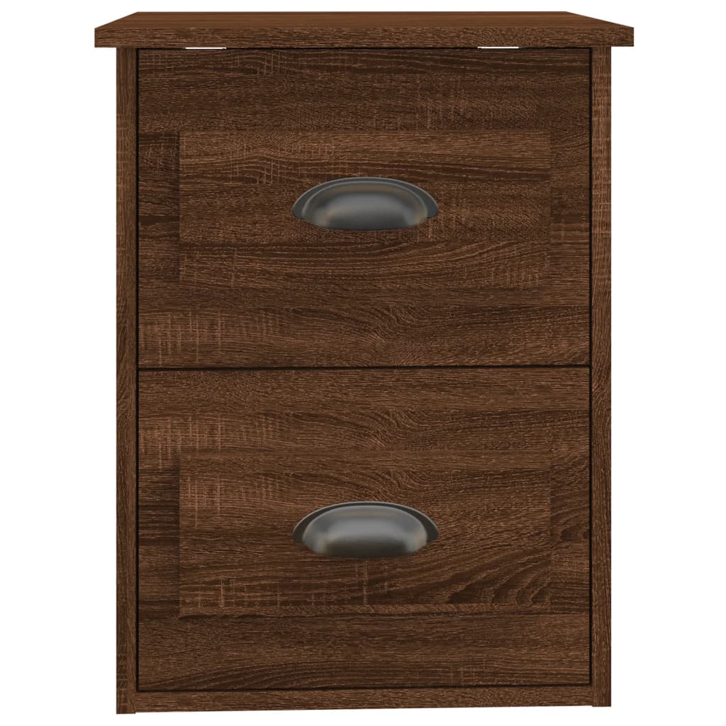 Tables de chevet murales 2 pcs Chêne marron 41,5x36x53 cm - XIOS