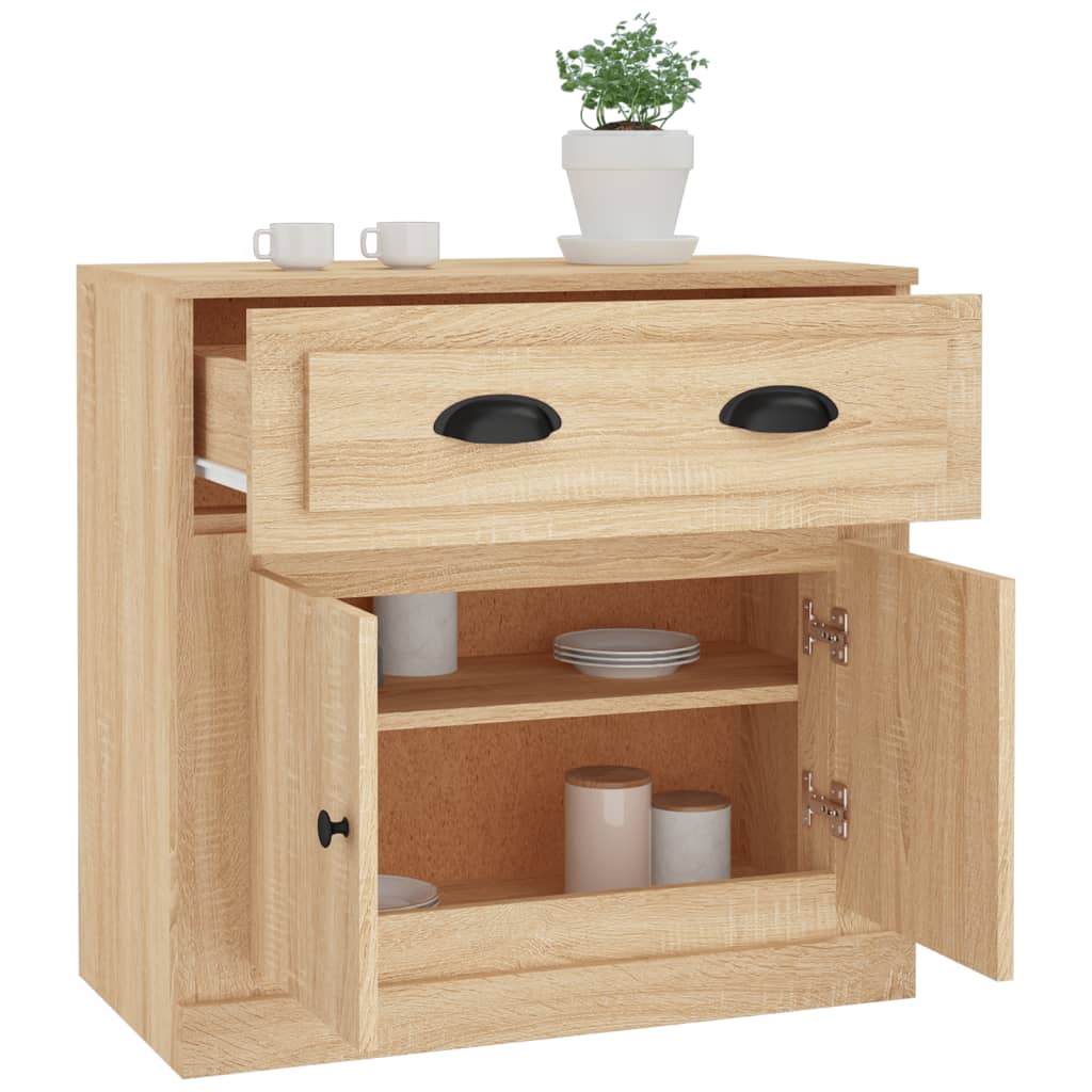 Buffet chêne sonoma 70x35,5x67,5 cm bois d'ingénierie - XIOS