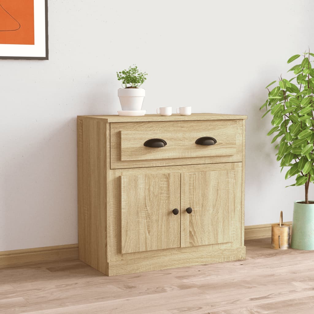 Buffet chêne sonoma 70x35,5x67,5 cm bois d'ingénierie - XIOS